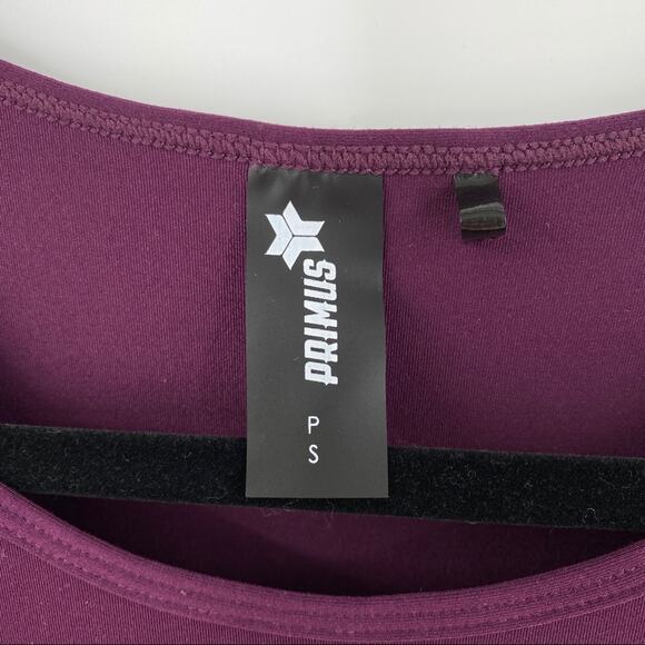 NEW Primus Activewear Crewneck Workout Tee Cutout Detail - Picture 6 of 8